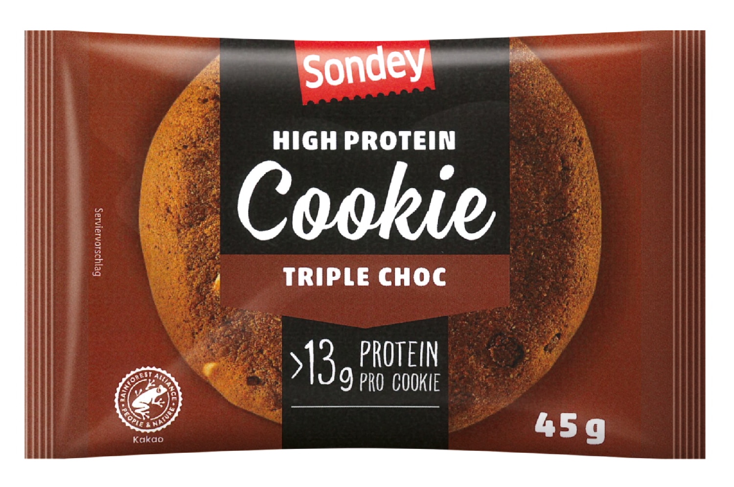 Warenrückruf: Sondey High Protein Cookie Triple Choc, 45g