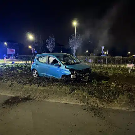 Verkehrsunfall in Recklinghausen am sogenannten Schlaufenkreisel