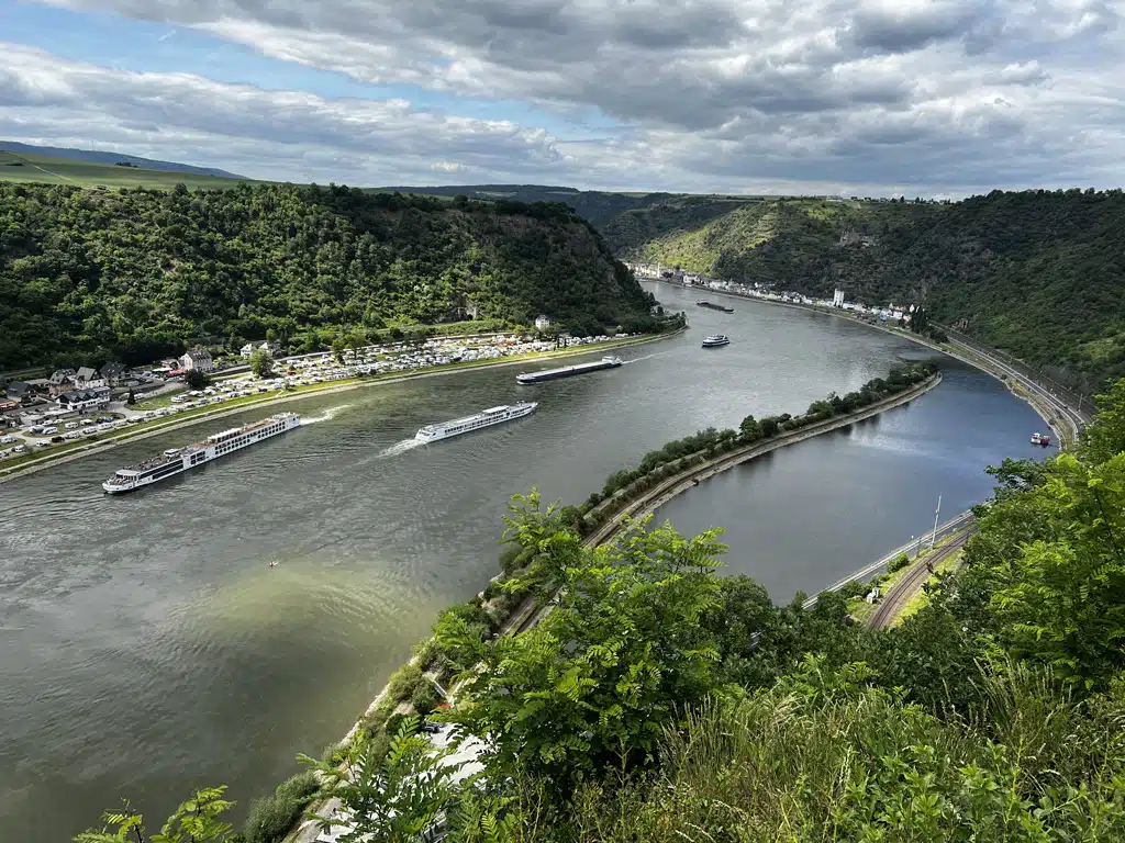 Heiraten an der Loreley mit Blick auf den Rhein