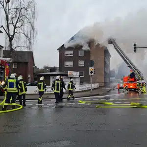 Brand Dortmunder Straße Datteln