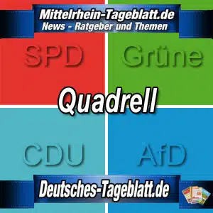 Mittelrhein-Tageblatt-Deutsches-Tageblatt-Quadrell-Politik-SPD,CDU,Grüne,AfD,Olaf-Scholz-Friedrich-Merz-Robert-Habeck-Alice-Weidel